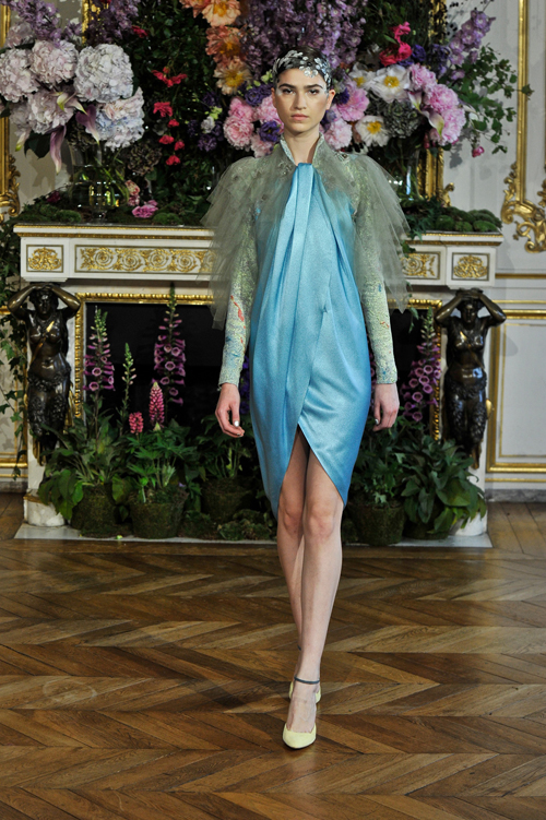 Model walking at Alexis Mabille collection Haute Couturefall winter 1314