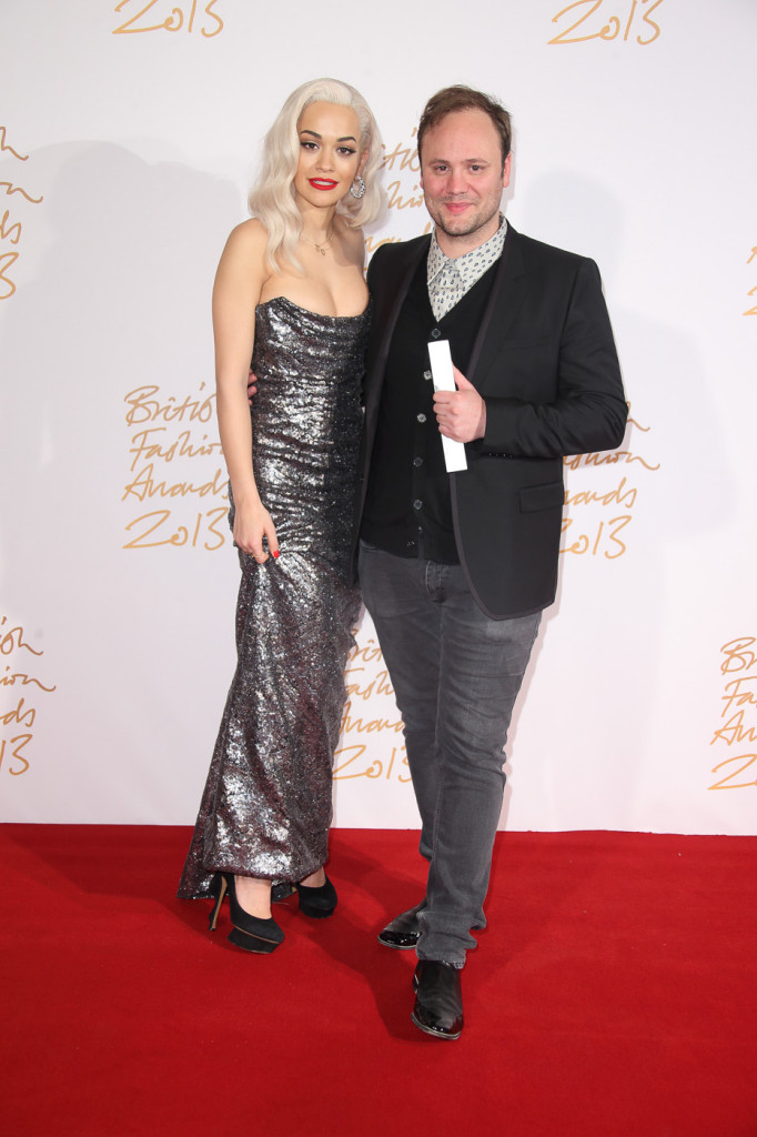 Rita Ora & Nicholas Kirkwood (Accessory Designer of the Year)