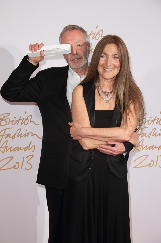 Terry & Tricia Jones (winners, BFC Outstanding Achievement in Fashion)