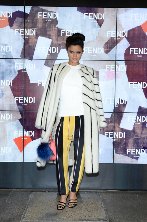 Bip Ling @ FENDI FW14-15 Fashion Show