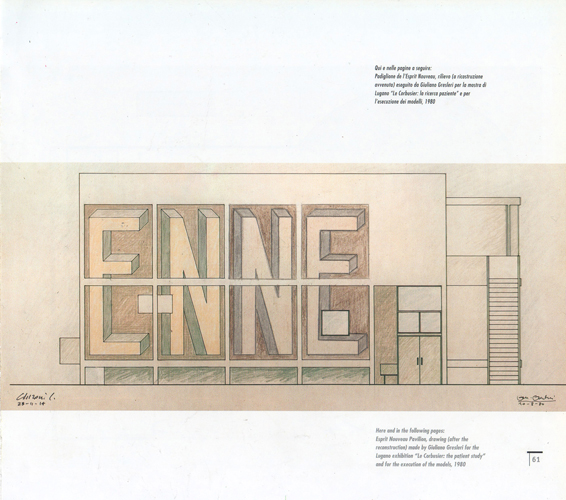 3 - Cristian Chironi, My house is a Le Corbusier, intervento su progetto di Giuliano Gresleri, pagina estrapolata e matita, 2014, courtesy dell'artista