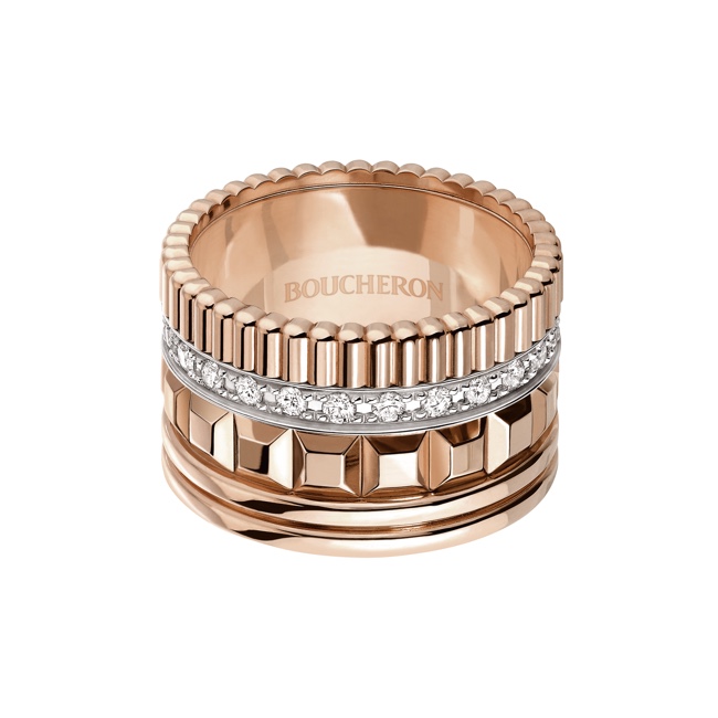 Boucheron Quatre Radiant Edition ring Pink Gold
