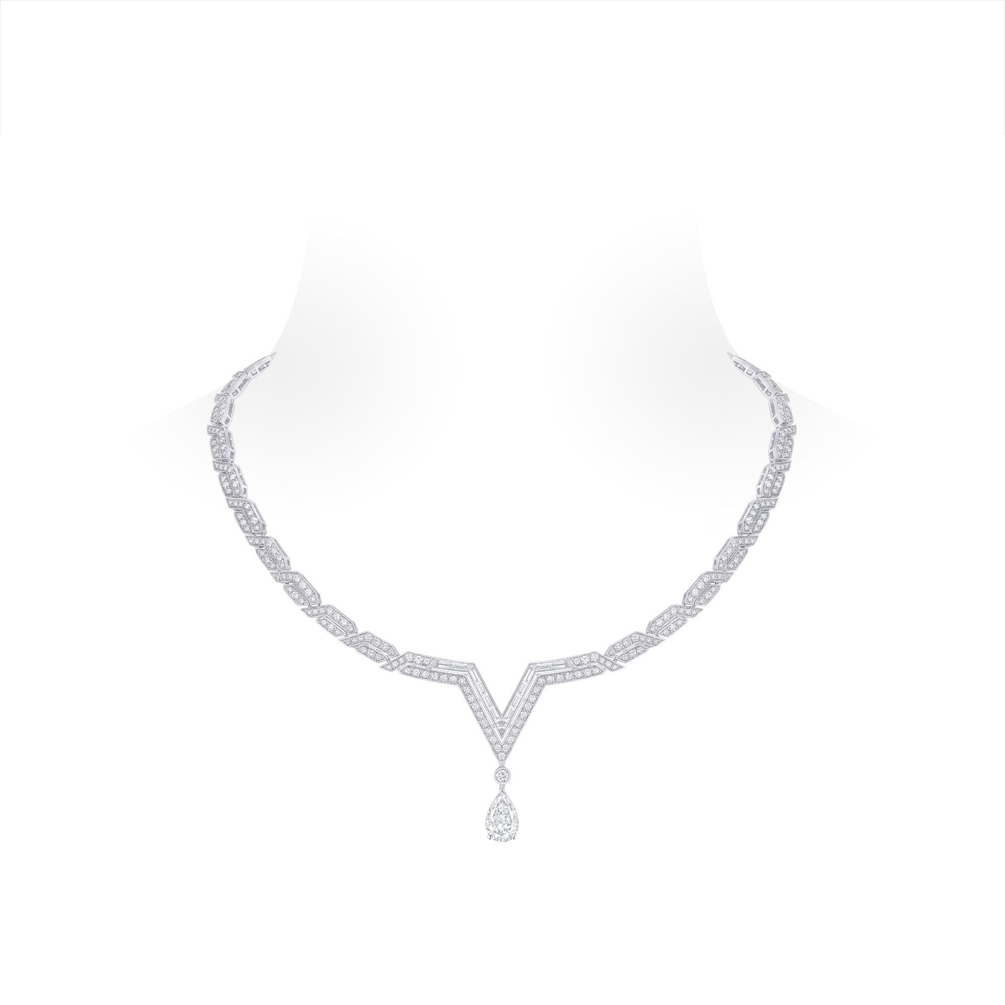 Louis Vuitton, Jewelry, Louis Vuitton Black Onyx And Diamond Necklace