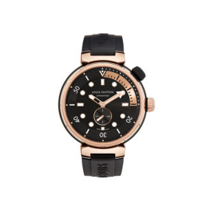 Louis Vuitton Tambour Street Diver, automatic, 44mm, Steel Green