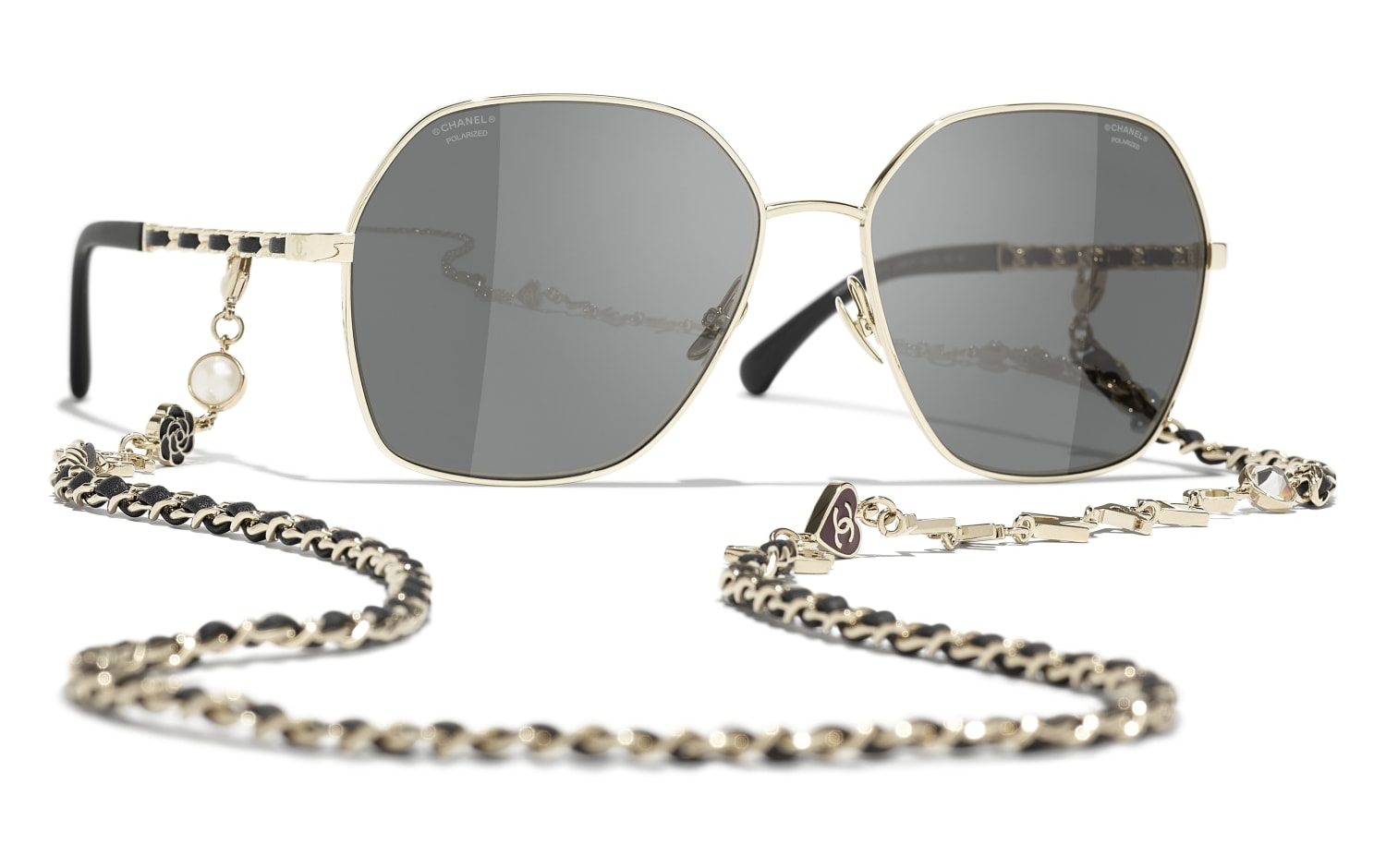 chanel eyeglasses with chain