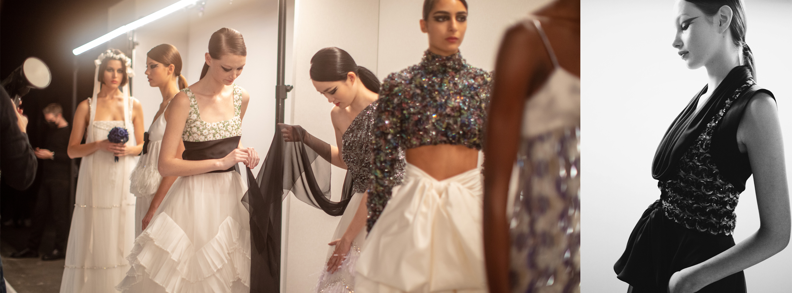 Inside the backstage of Chanel SS22 Haute Couture Collection - ZOE Magazine