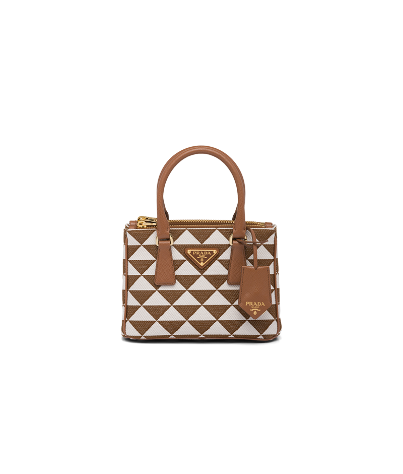 Prada Small Triangolo Symbole Tote - Brown Totes, Handbags - PRA850139