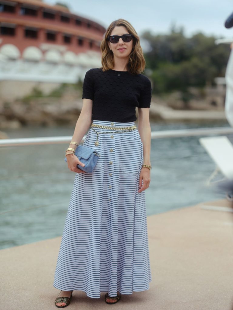 2019 Coco Chanel Cruise Resort Collection Black, Navy Cotton