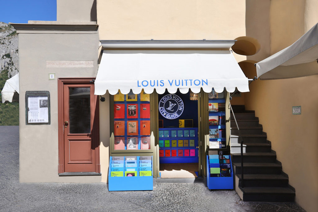 Louis Vuitton pop-up bookstore at the Grand Palais in Paris from