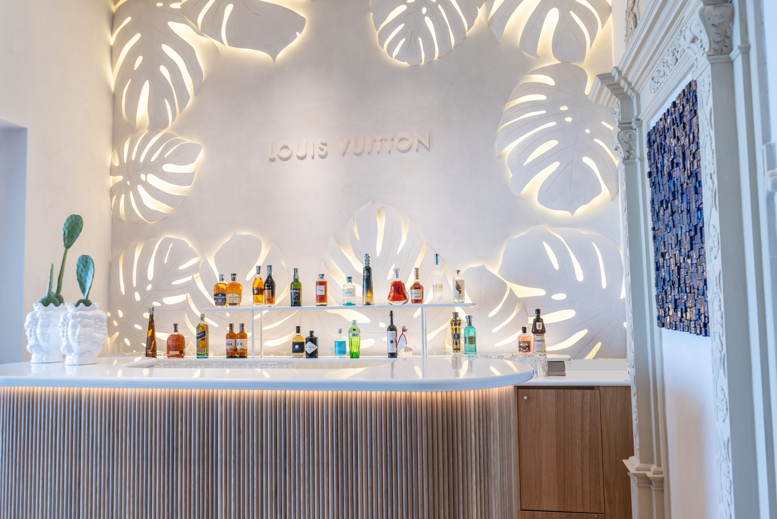 The first Louis Vuitton Café by Timeo and the new store in
